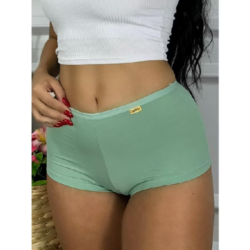 Calcinhas Boxer Plus Shortinho Cueca Feminina
